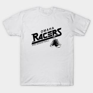 Defunct Omaha Racers Basketball 1990 T-Shirt